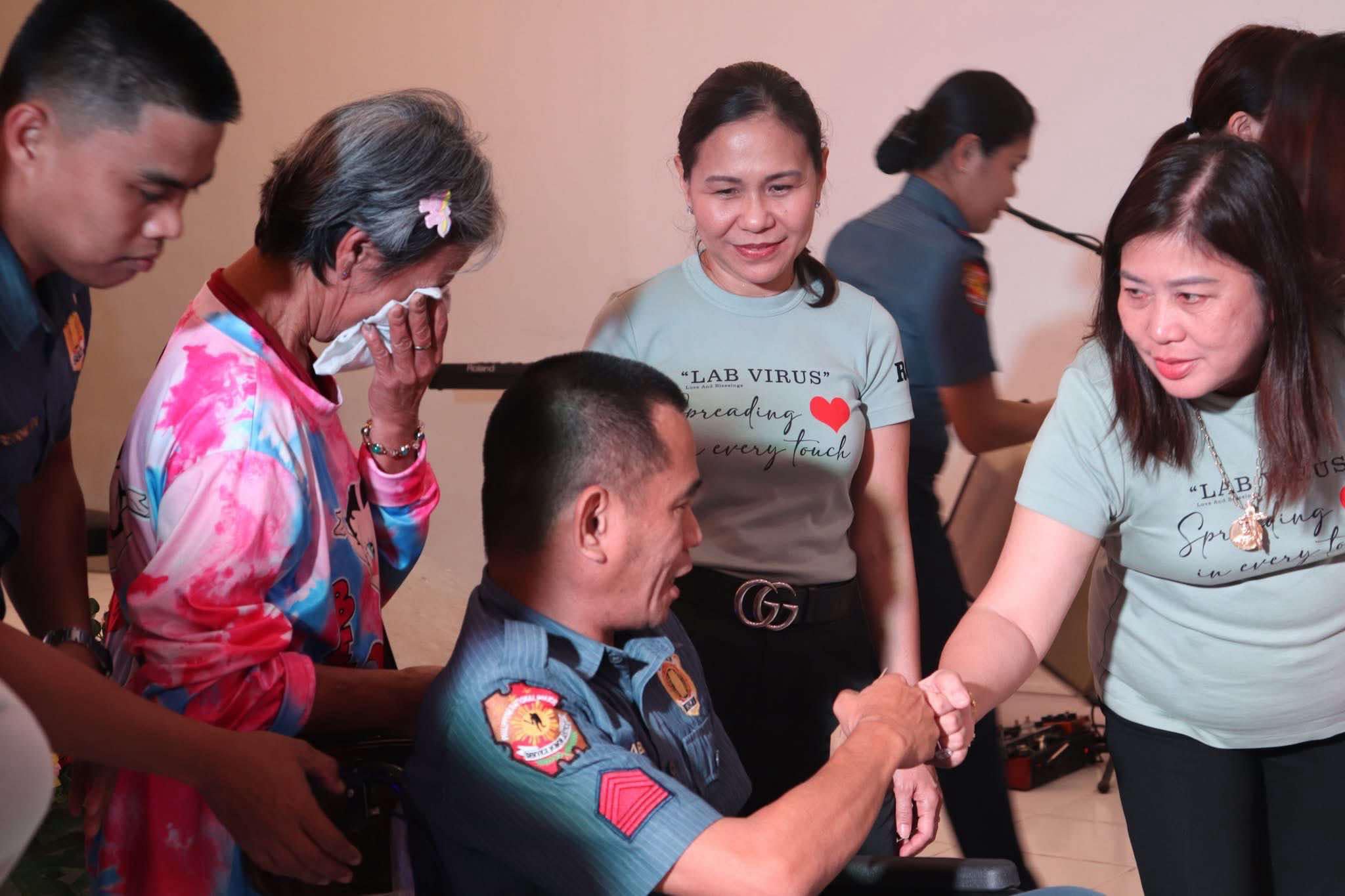 PNP OLC Foundation brings Hope and Support to Critically ill PRO4A Personnel