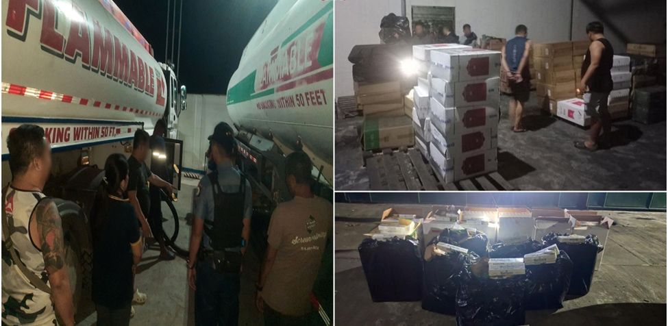 CIDG Confiscated Over Php15 Million Worth of ‘Paihi’ Fuel and Smuggled Cigarettes